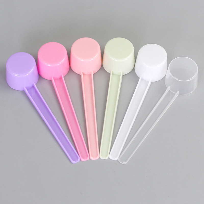 Facial Mask Powder Spoon 5g 10ml Plastic Measuring Spoon 5g Feed Fertilizer Pesticide Laundry Detergent Powder Measuring Spoon