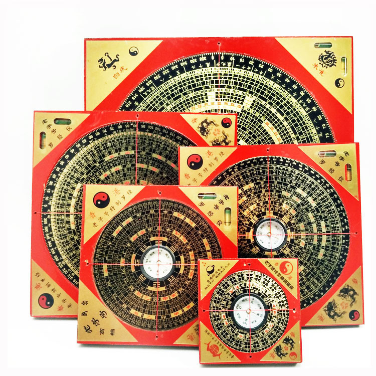 Factory direct wholesale genuine professional feng shui compass Hong Kong Tongsheng compass pure copper panel high Bakelite