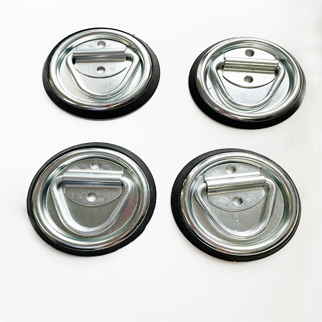 Vehicle Accessories Trailer Rv D-type Floor Buckle Fixed Binding Buckle Truck Lifting Rope Hook Round