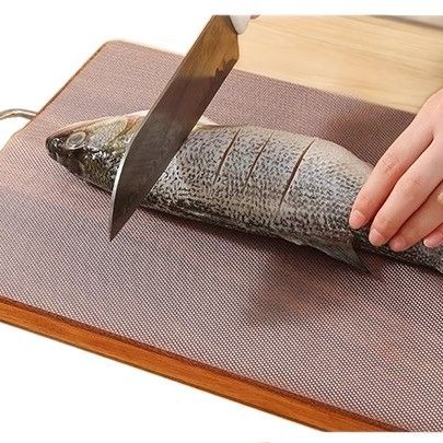 Disposable Cutting Board Mat Kitchen Meat Cutting Fruit Cutting Board Paper Outdoor Vegetable Cutting Mat Food Supplement Sticky Board Non-Slip Chopping Board Paper