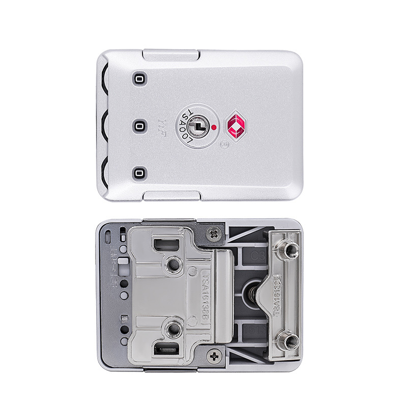Hot selling fashion Customs lock tsa16138B Customs lock aluminum box password lock trolley case customs password