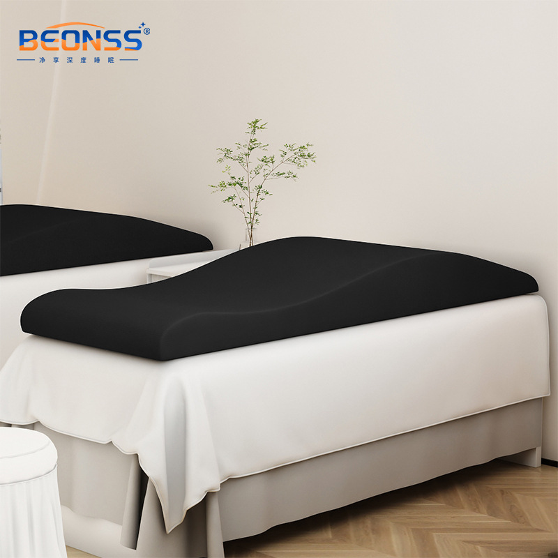 Eyelash Mattress Ergonomic Salon Curve Beauty Mattress Advanced Foam Cushion with Detachable Cloth Cover