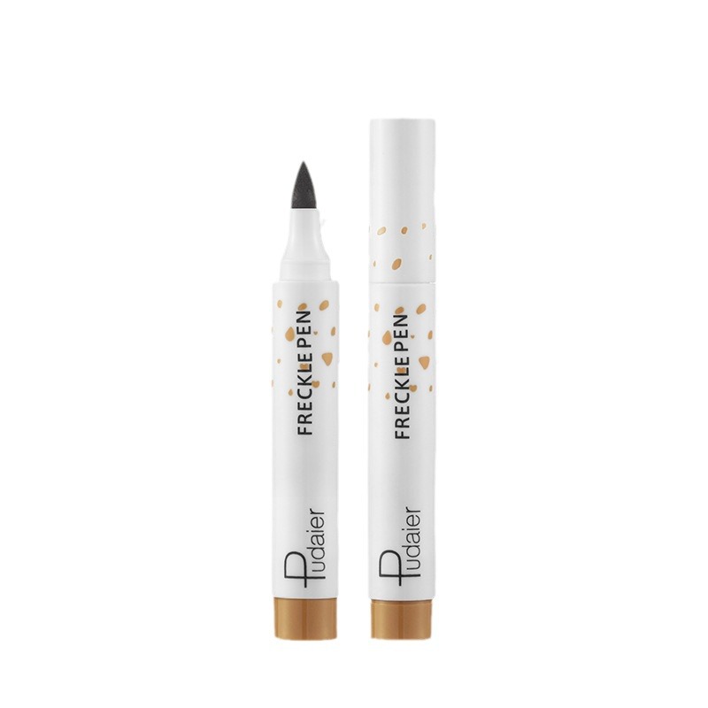 Cross-Border Makeup Pudaier Natural Artificial Freckle Pen, Color Development, Waterproof, Easy to Color, No Makeup Removal, Face Makeup Freckle Pen
