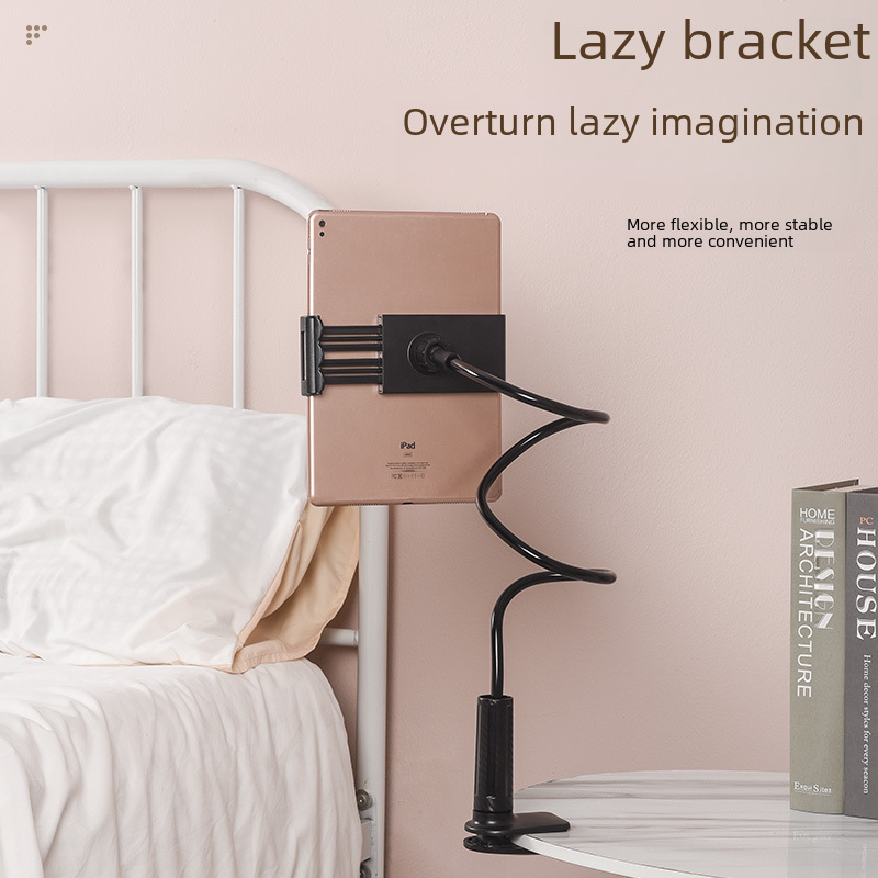 Spiral Base Lazy Mobile Phone Rack Bed Drama Artifact Bedside Flat Bracket Dormitory Watch Live Mobile Phone Bracket