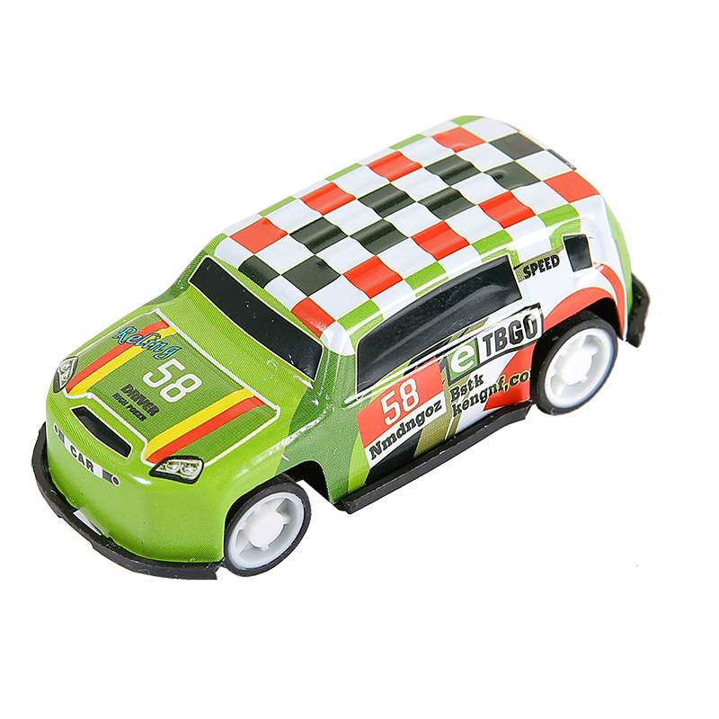 Douyin Variety Iron Car Kindergarten Gift Pull-Back Toy Car Boys and Girls Model Artificial Racing Car