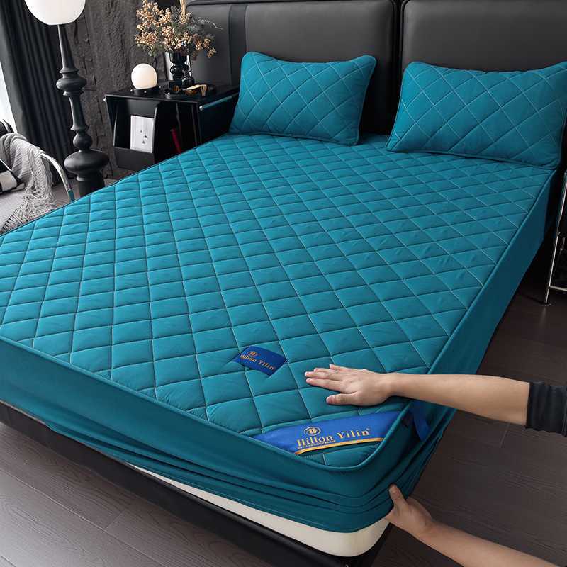 Домашний текстиль Nantong 2025, новая модель, утолщенный стеганый защитный чехол для матраса из сырого хлопка, оптовая закупка