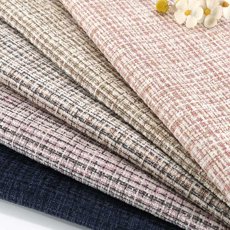 Image Small Chanel Style Fabric Woolen Clothing Available in Four Seasons Sticky Polyester Yang Clothing Fabric Fashion Clothing Cloth