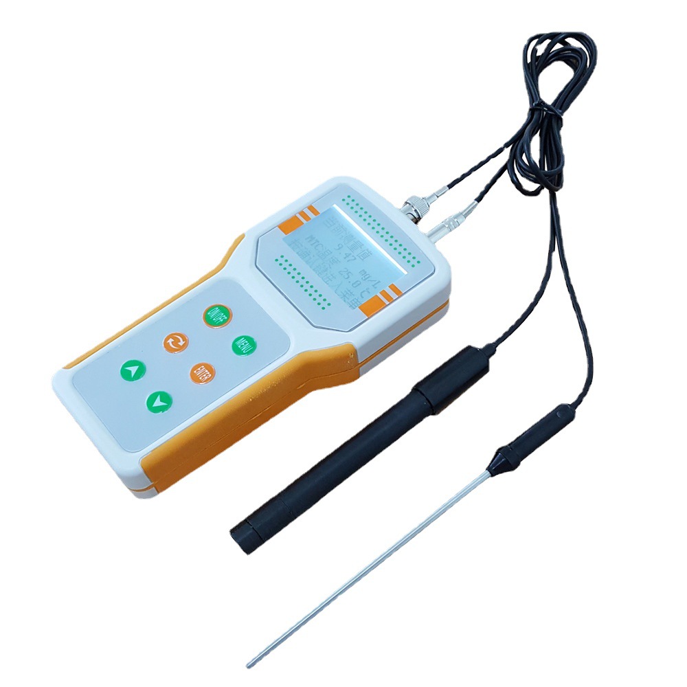 Qi Wei JPB-607A portable dissolved oxygen meter water oxygen content detection point Chen backlight LCD display