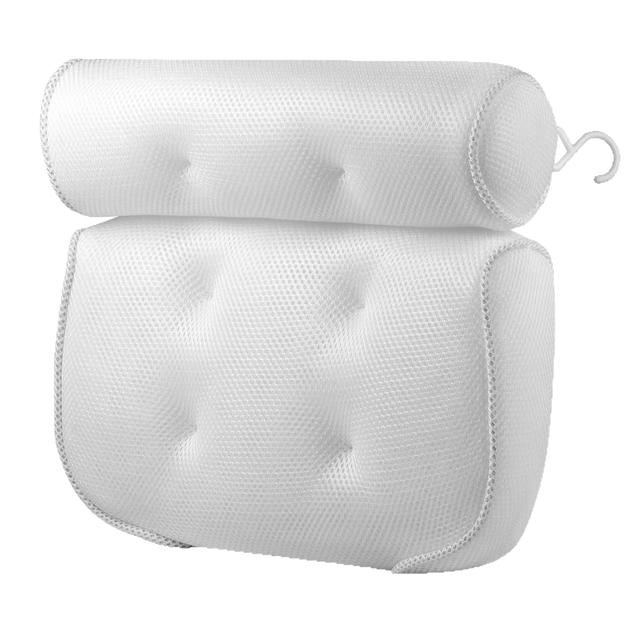 In-Stock Bathtub Pillow, Non-Slip 4D Bath Pillow, Home Bathroom Cushion, Backrest Pad, Spa Hotel Soaking Bath Pillow