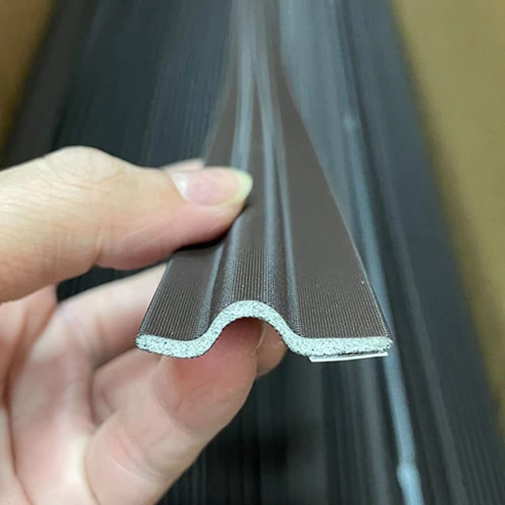 Window sealing strip sliding window seam anti-leakage warm window sealing strip aluminum alloy sound insulation strip wholesale