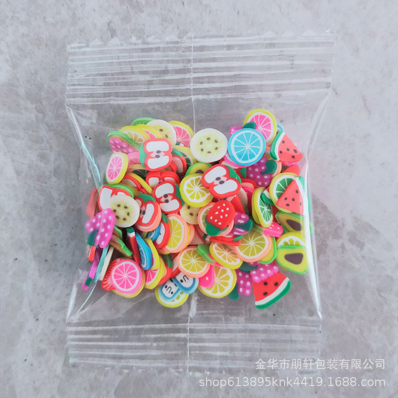 Производители поставляют 3 грамма пакетированных мягкой керамики Фруктовые кусочки мягкая керамика частицы мягкой керамики звездные сердечки снежинки круглые срезы