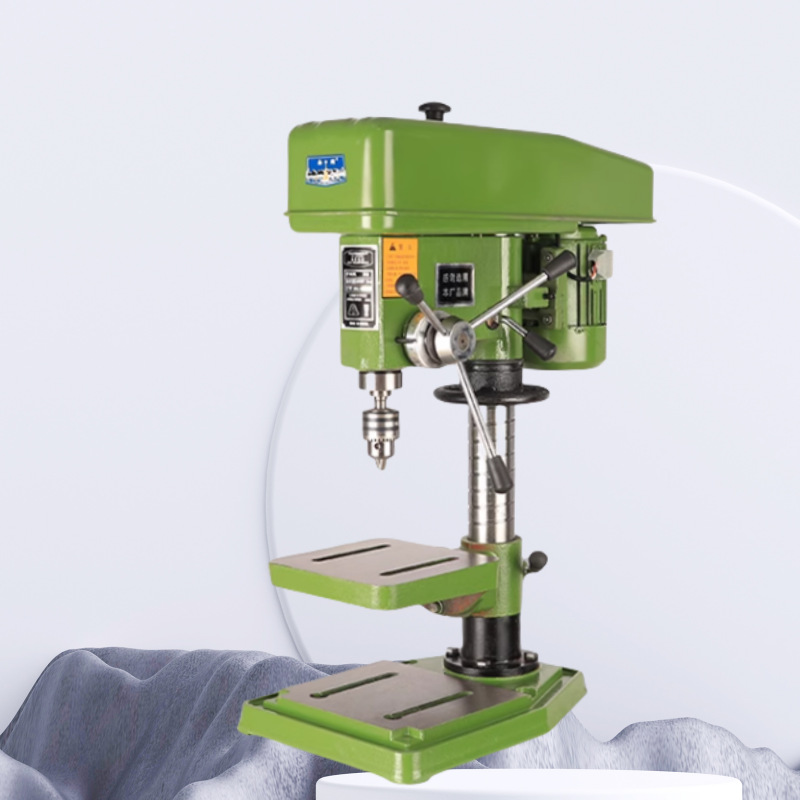 Bench Drill Industrial Grade Bench Drill Small Household 220V Bench Drill Multi-function Electric Drill Single-phase Drilling Tapping and Milling All-in-one Machine