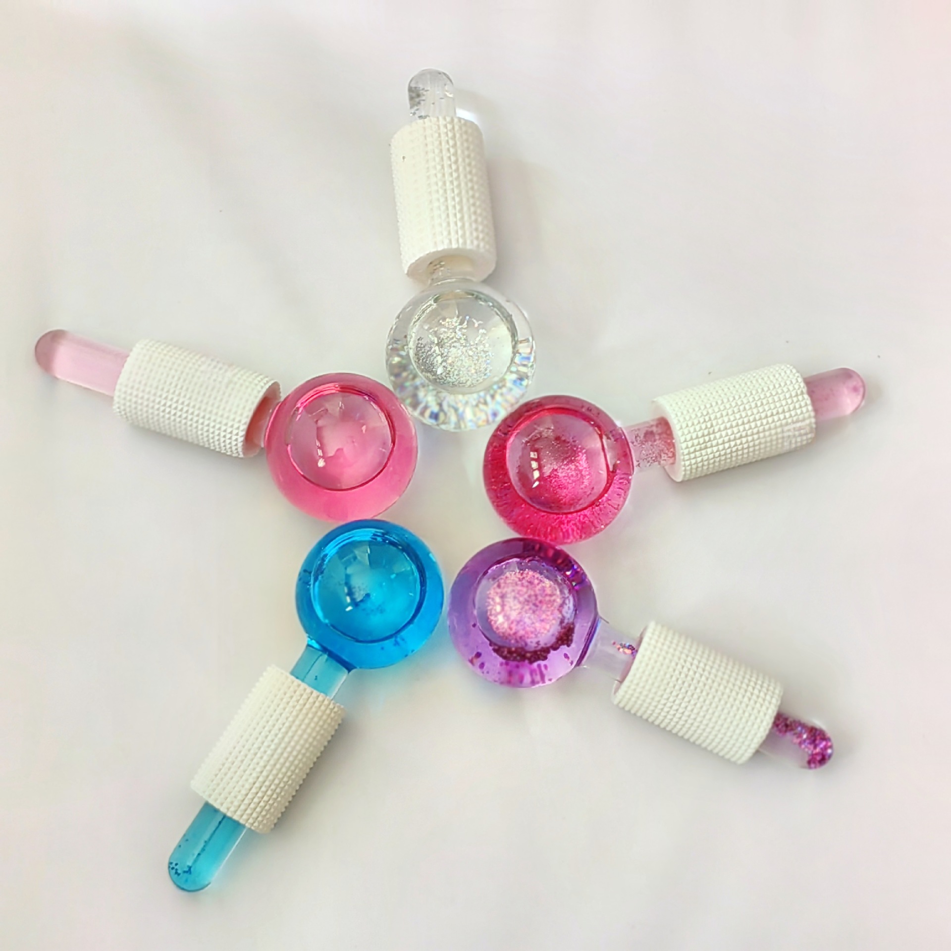 Ice Wave Beauty Ball Korean Ice Muscle Energy Massage Ball Facial Mask Auxiliary Tool Eye Soothing Beauty Glass Ball