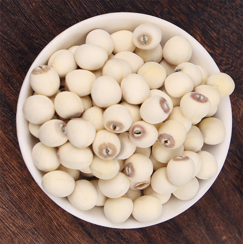Xianglian White Lotus Seeds with Core Ground White Lotus Microdermabrasion Xiangtan Inch Sanlian 500g Origin Wholesale Bulk Lotus Fragrance