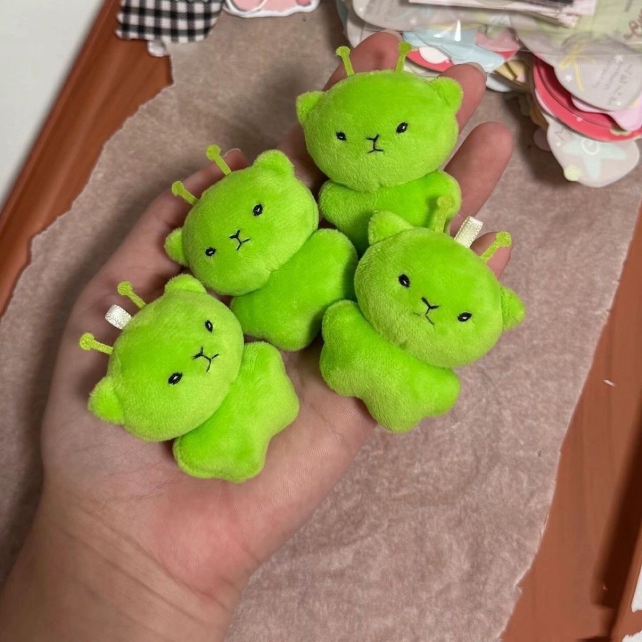 Новая мягкая игрушка инопланетного кота вторжения на Землю ручная работа подвеска супер мягкая и милая аксессуары подарок супер милый