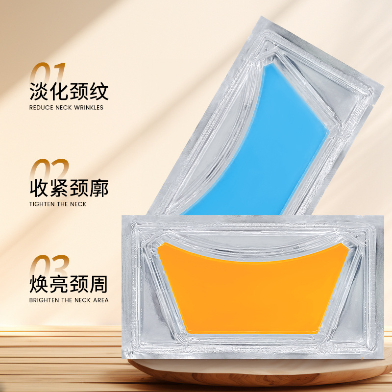 Cross-Level Neck Mask Lifting, Firming and Diluting Neck Lines Patch Wholesale Neck Mask Patch Neck Care Moisturizing Whitening Neck Beauty Patch
