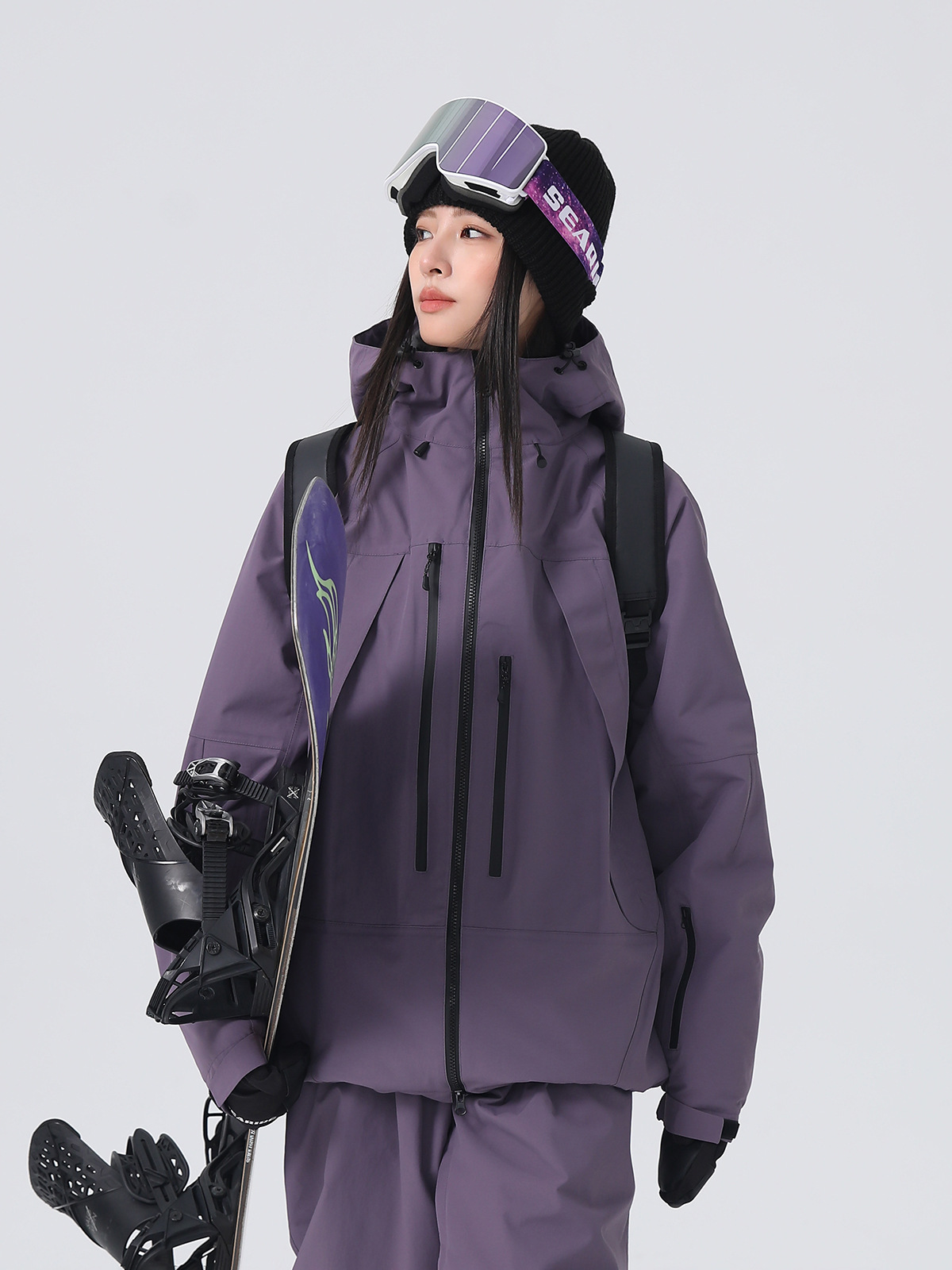 Xueyipai 25 New Snowboarding Clothing Women's Tops Plus Cotton 3L Waterproof Double-Board Men's Ski Clothing Equipment