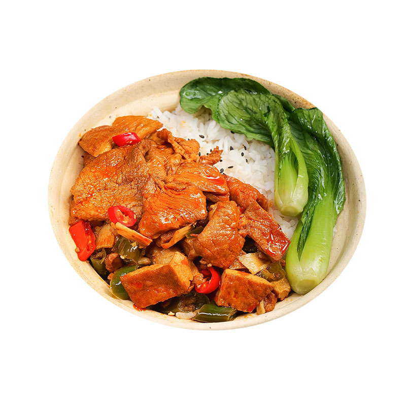 Dish Report Fast Food Package Takeaway Fast Food Pre-Made Small Bowl Dishes Wholesale Catering Commercial Fast Food Semi-Finished Dishes