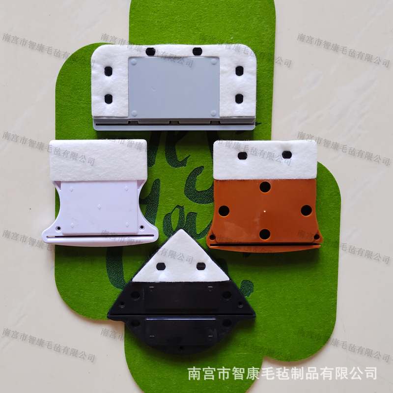 Двойной слой ватных дисков для чистки стеклянной посуды, треугольные и прямоугольные формы