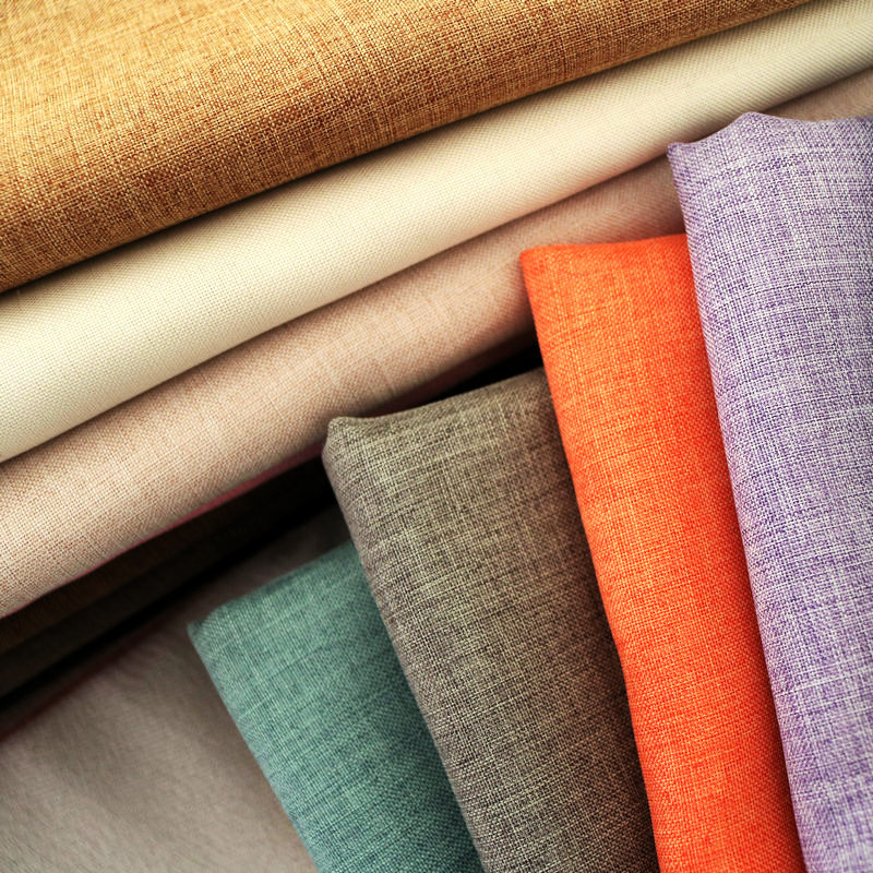 Spot 300D imitation linen fine linen solid color fabric luggage sofa pillow fabric manufacturers wholesale