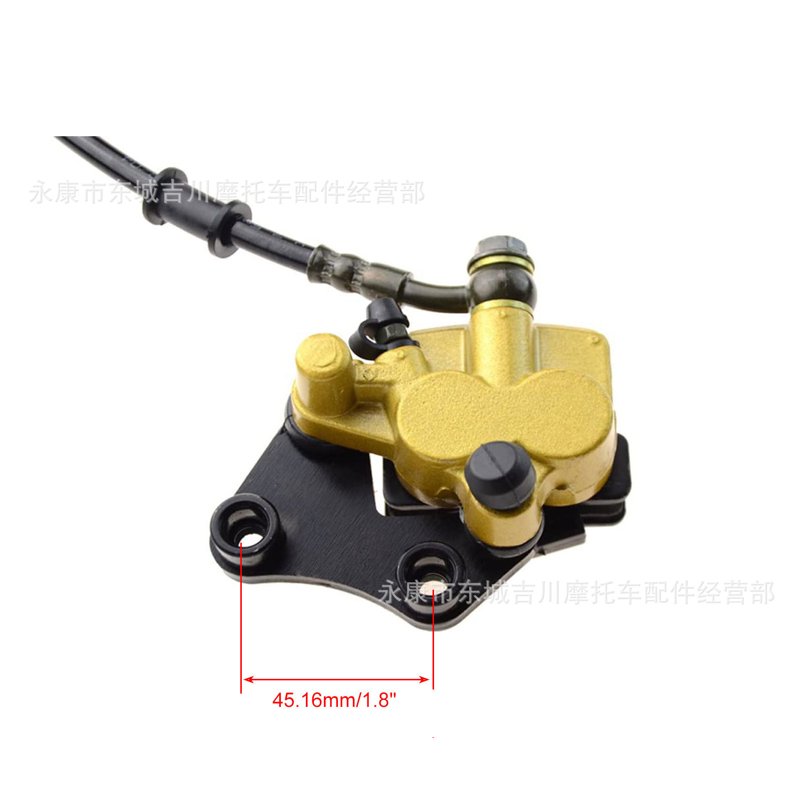 Two-wheel off-road motorcycle small off-road motorcycle hydraulic disc brake front brake assembly