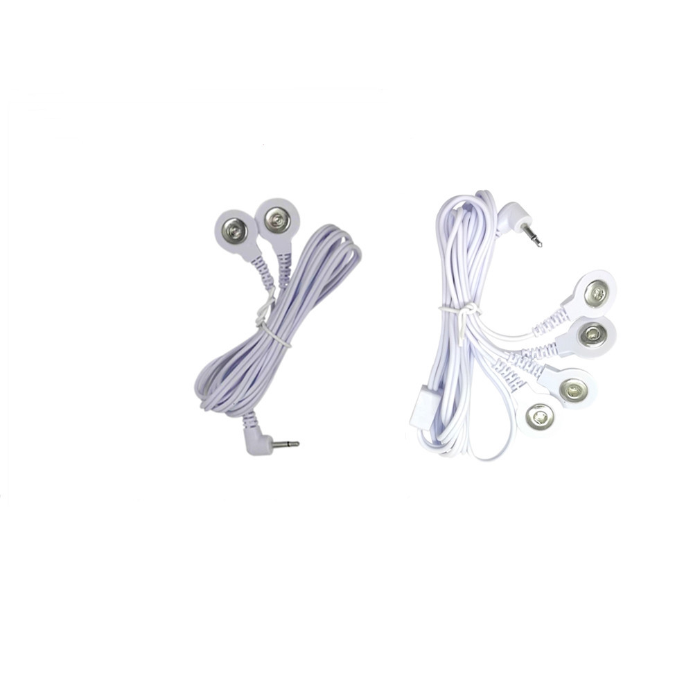Массажные аксессуары с электродным кабелем длиной 1.2 м, DC2.5MM, один на два/один на четыре кнопки