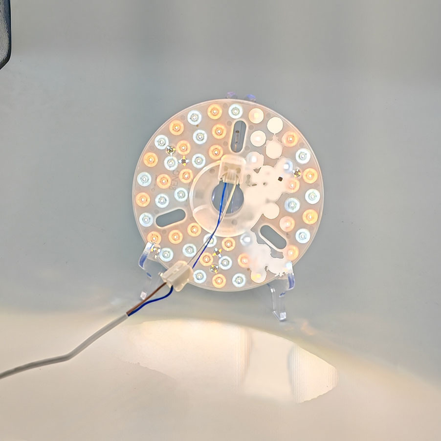 Us/Eu Standard Wide Voltage 85-265V 3-Color Dimming Led Module Replacement for Fan Light Lamp Core Light Source Light Board