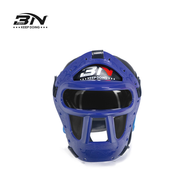 Bn Mask Helmet Boxing Sanda Headgear Full Protection Taekwondo Kidsren's Competition Fighting Helmet 3N Protective Gear