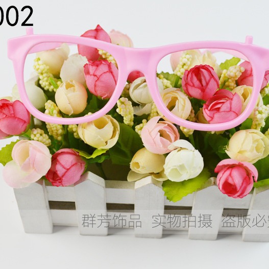 Children's Glasses Frame Female Cute Trendy Round Lensless Baby Boy Korean Princess Versatile Retro Decorative Frame