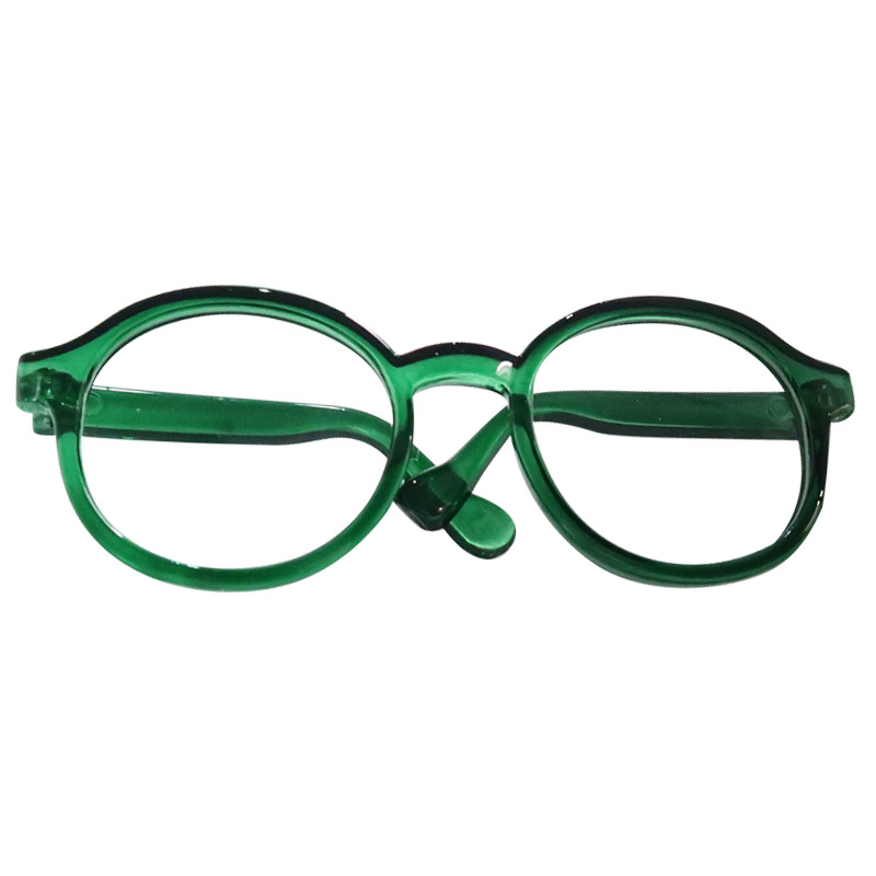 20cm Cotton Doll Transparent Glasses Bjd Plastic Small Glasses Cloth Doll Small Toy Small Cloth Bly Doll Glasses
