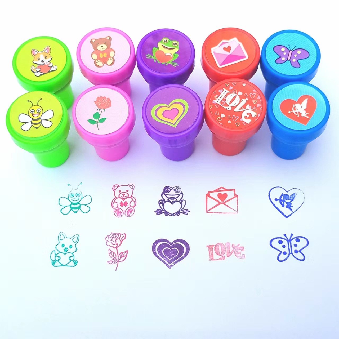 Factory Direct Sales, Sample Manufacturing of Various Export Children's Stamps, Cartoon Stamps, Custom Stamps