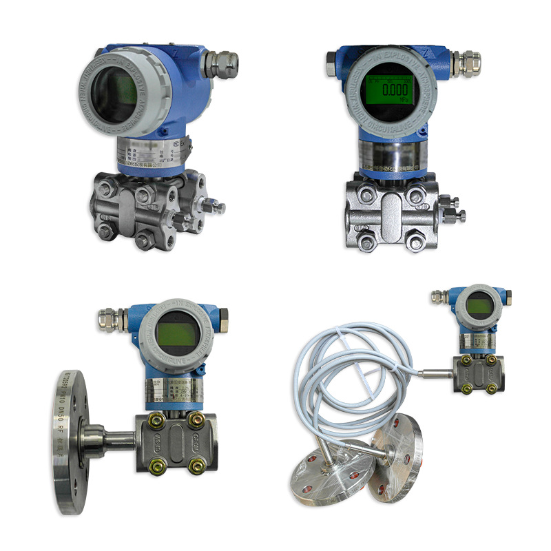 Smart Capacitive Pressure Transmitter Single Flange Level Transmitter Double Flange Differential Pressure Level Transmitter