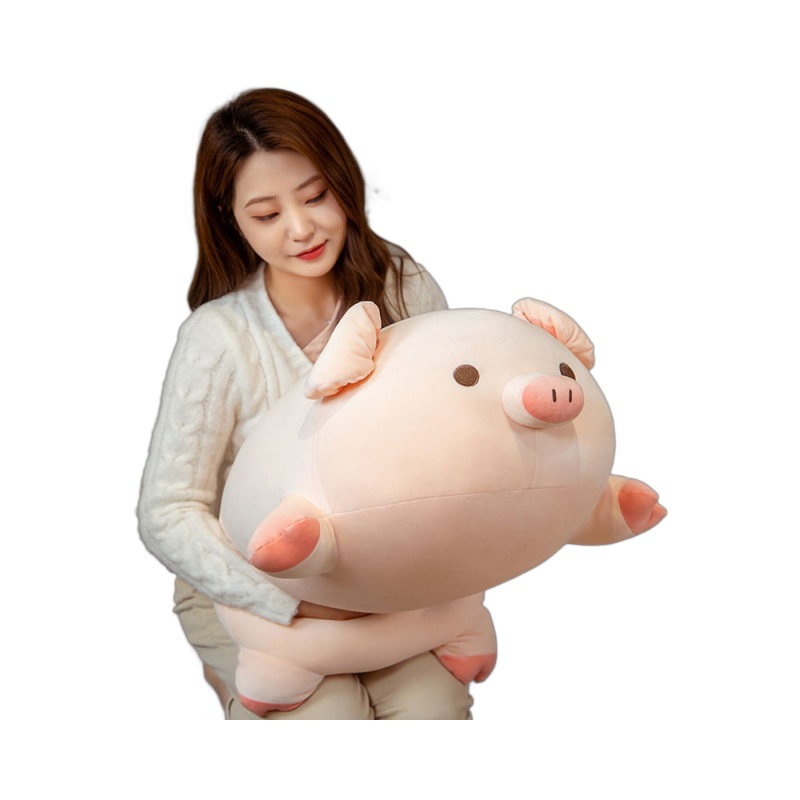 Pig Doll Cute Stuffed Toy Pig Doll Sleeping Hug Bed Pillow Super Soft Rag Doll Gift for Girlfriend