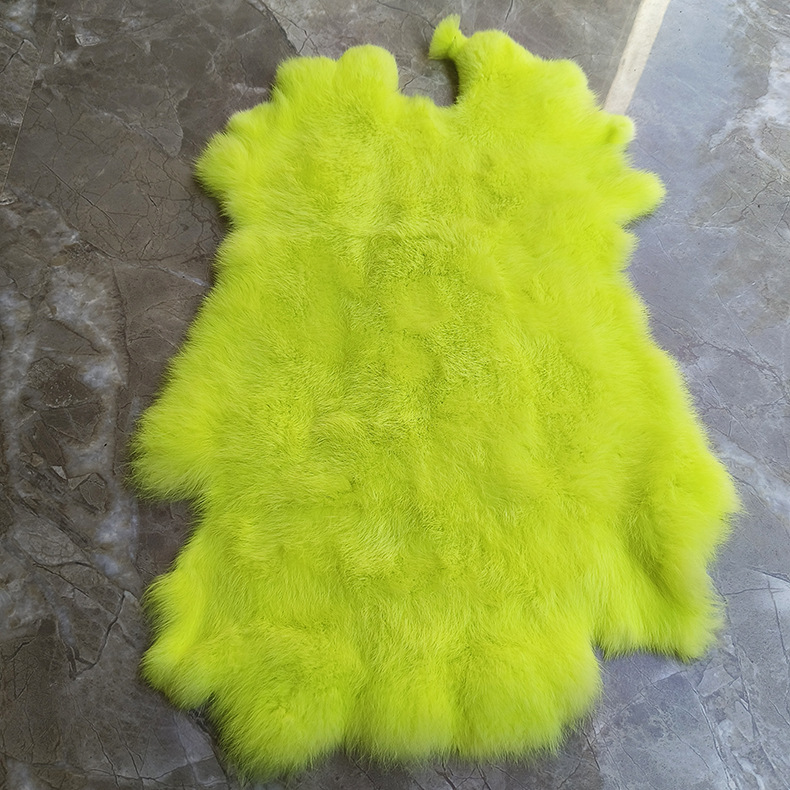 Color Rabbit Fur Edge Strip Clothing Accessories Handmade DIY Accessories Lion Hat Accessories Real Rabbit Fur