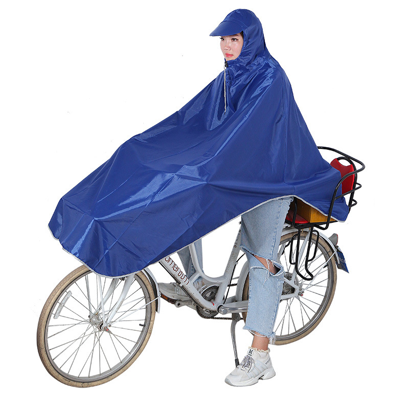 Raincoat Electric Bicycle Fashionable Single Raincoat Unisex Bicycle Riding Student Electric Vehicle Poncho