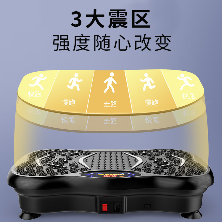 Cross-Border Fat Removal Machine, Rhythmic Lazy Standing Shaking Body Shaping Machine, Household Mini Whole Body Vibrating Fat Removal Massager