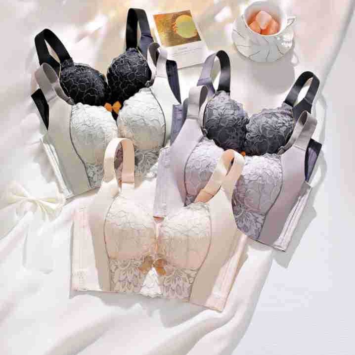 Beauty Salon Adjustable Underwear Women's Gather-up Small Chest Showy and Large Para-breast Thickened Corrective Upper Bracket Anti-external Expansion Bra