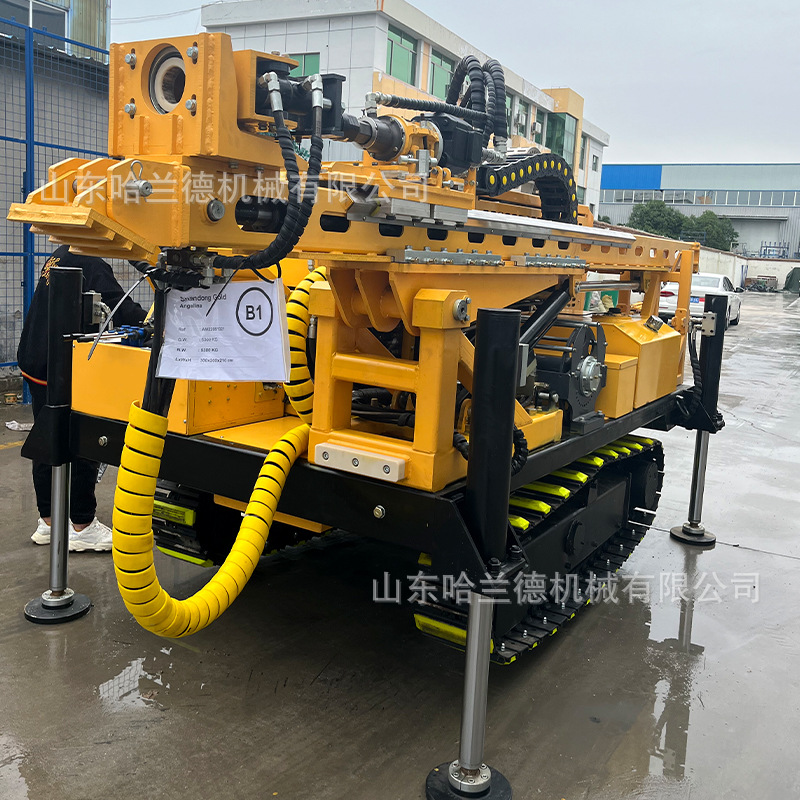 Surface Core Drilling Rig Manufacturer Spot Fully Hydraulic Geological Exploration Lightweight Crawler Fully Automatic Core Drilling Rig