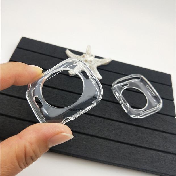 For iWatch 45678 generation TPU half watch case apple watch 8 apple case
