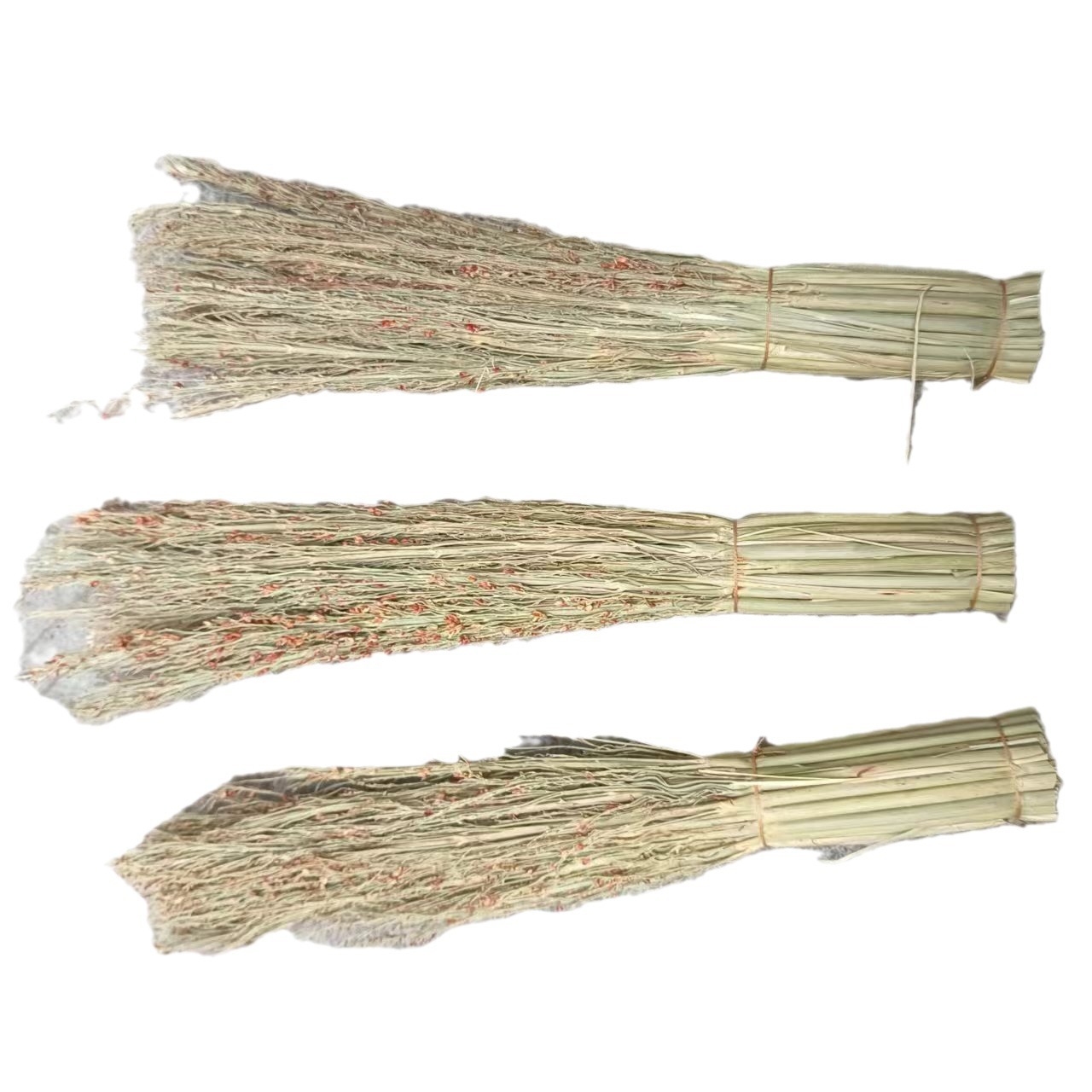 Kitchen sorghum brush dish brush pot broom pure natural plant straw hand-woven pot brush
