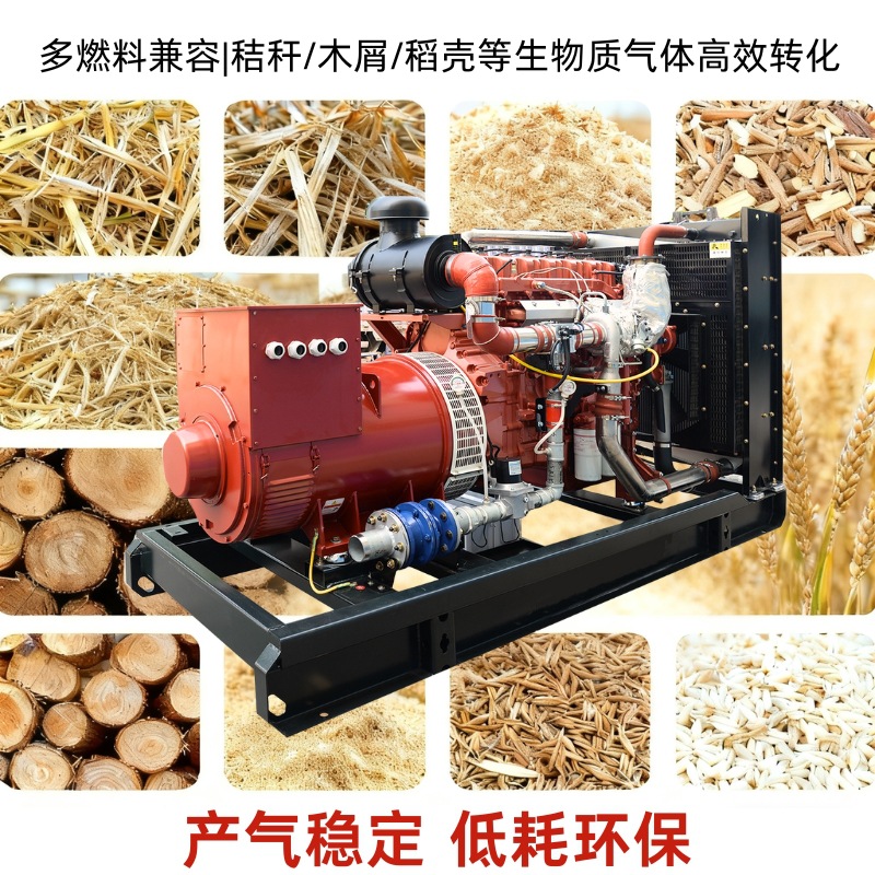 Natural Gas Biogas Straw Sawdust Biochemical Generator Set Can Be Used as a Cng Gas Generator Thermal Energy Power