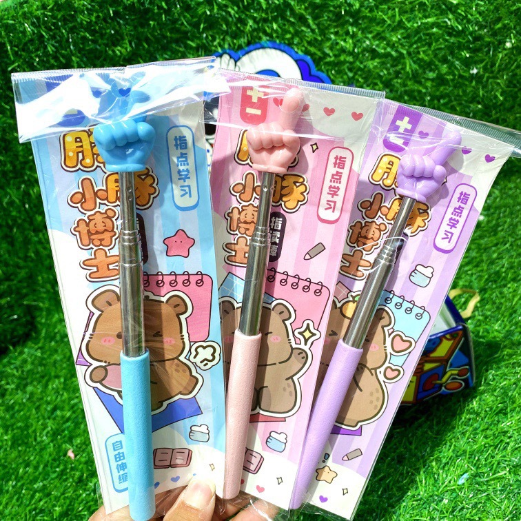New Retractable Pointer Teacher's Special Finger Reading Stick Children's Reading Reading Finger Stick Teaching aids Little Finger Class