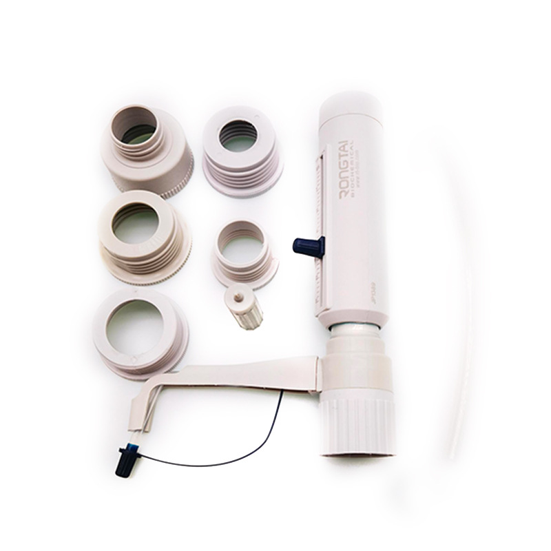 Rongtai Liquid Dispenser Adjustable Liquid Dispenser 5-30ml Resistant to General Acid and Alkali Simple Bottle Mouth Liquid Dispenser