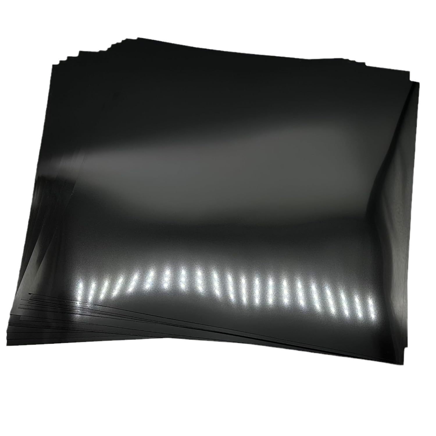 Cross-border creative blank drawing painting inkjet hollow template black PET blank plastic template material