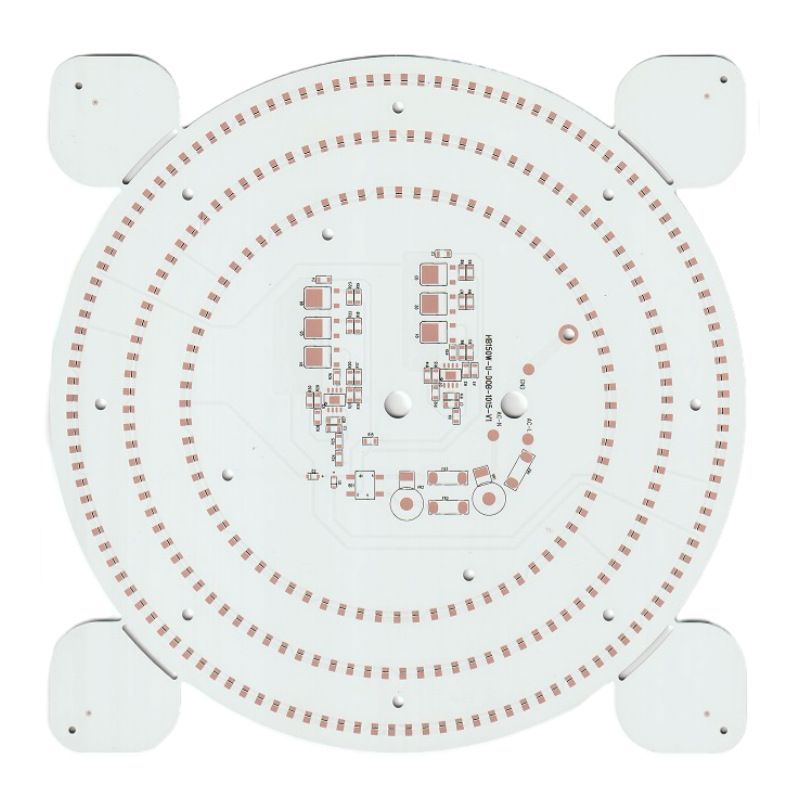 Pcb Aluminum Substrate Led Lamp Single-Sided Aluminum Substrate Circuit Board Floodlight Industrial and Mining Lamp Lighting Fixture Circuit Board Factory Wholesale