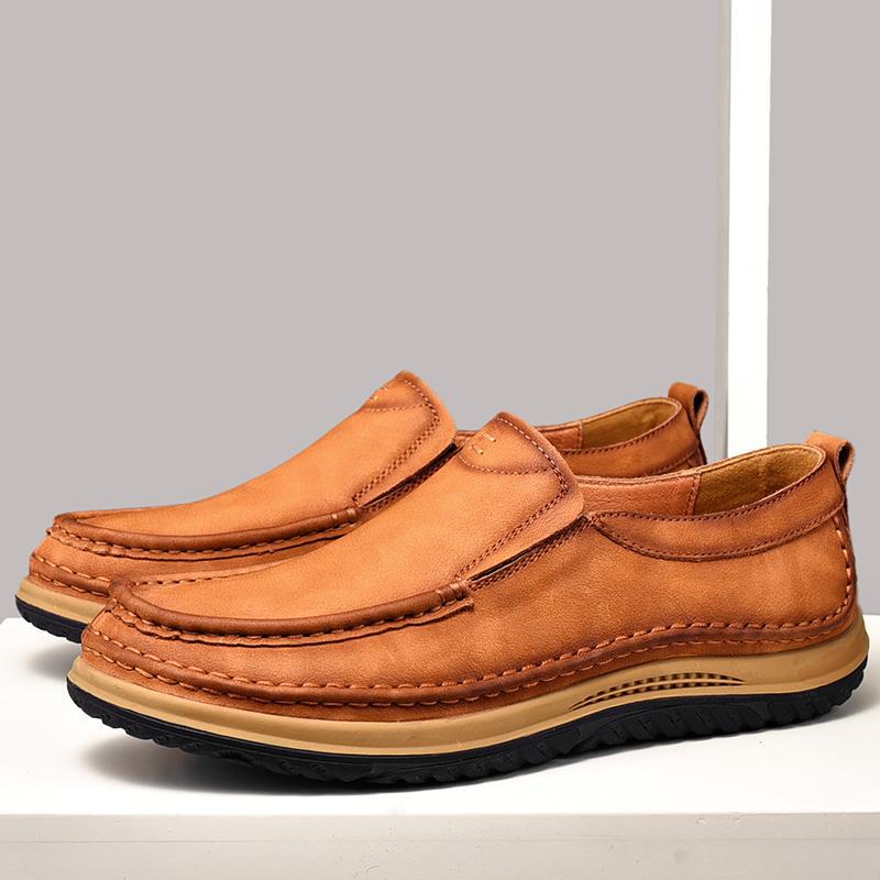 New Casual Shoes, First Layer Cowhide Outdoor Casual Men's Shoes