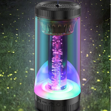 Camping Light Bluetooth Speaker Home Outdoor Wireless Audio Subwoofer German High-Quality Crystal Light Speaker