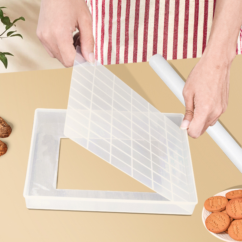 Snowflake Crisp Mould Plate Biscuit Nougat Toffee Mill Tool Baking Tray Oven Baking Tools Household suit