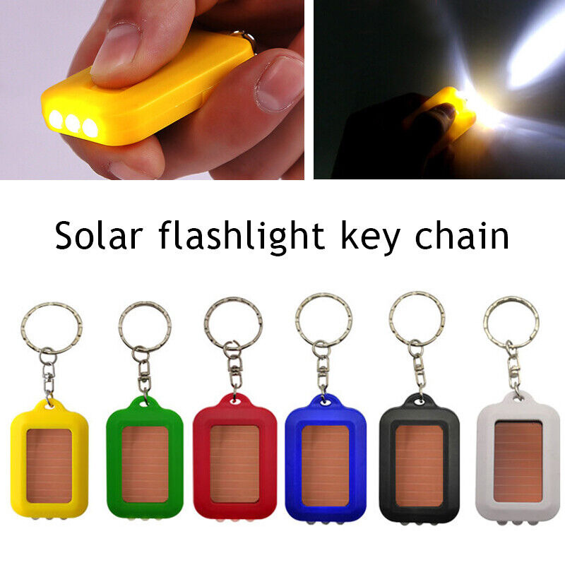 Solar Gifts, Solar Keychain Flashlights, Printed Logo Opening Gifts