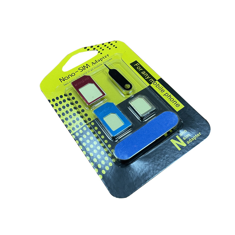 Factory Direct Supply in stock Nano sim mobile phone five-in-one metal restore card holder mobile phone card holder mobile phone card holder